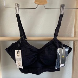 Kindred Bravely Sublime Bra, Black, Size Medium